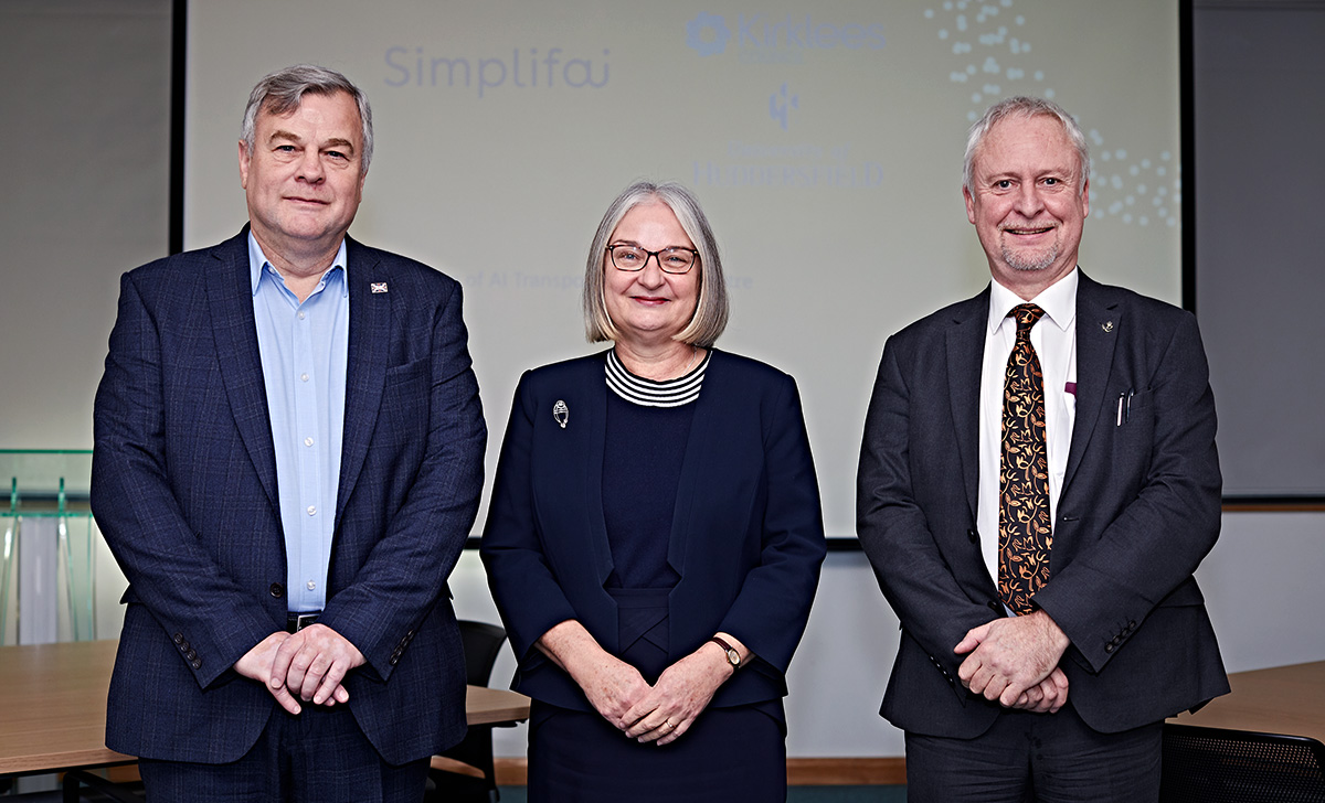 Keith McCabe, Sue Cook and Professor Andrew Ball