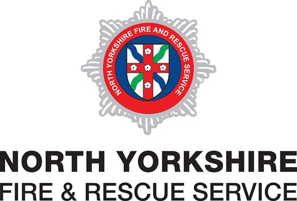 The logo of the North Yorkshire Fire and Rescue Service