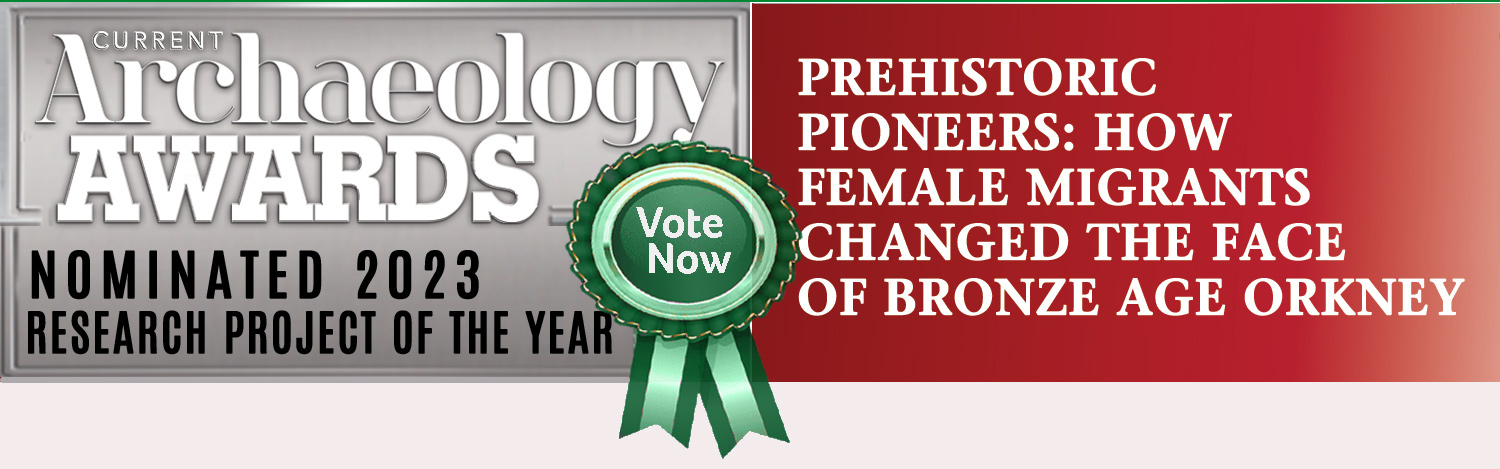 Archaeology Awards Research Project of the Year 2023 Vote Now Button