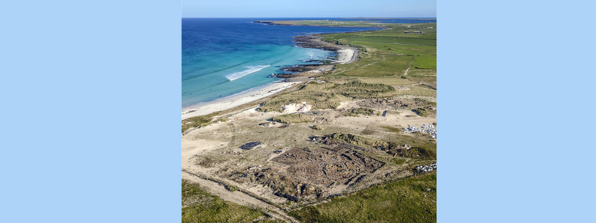 Prehistoric Orkney archaeological dig