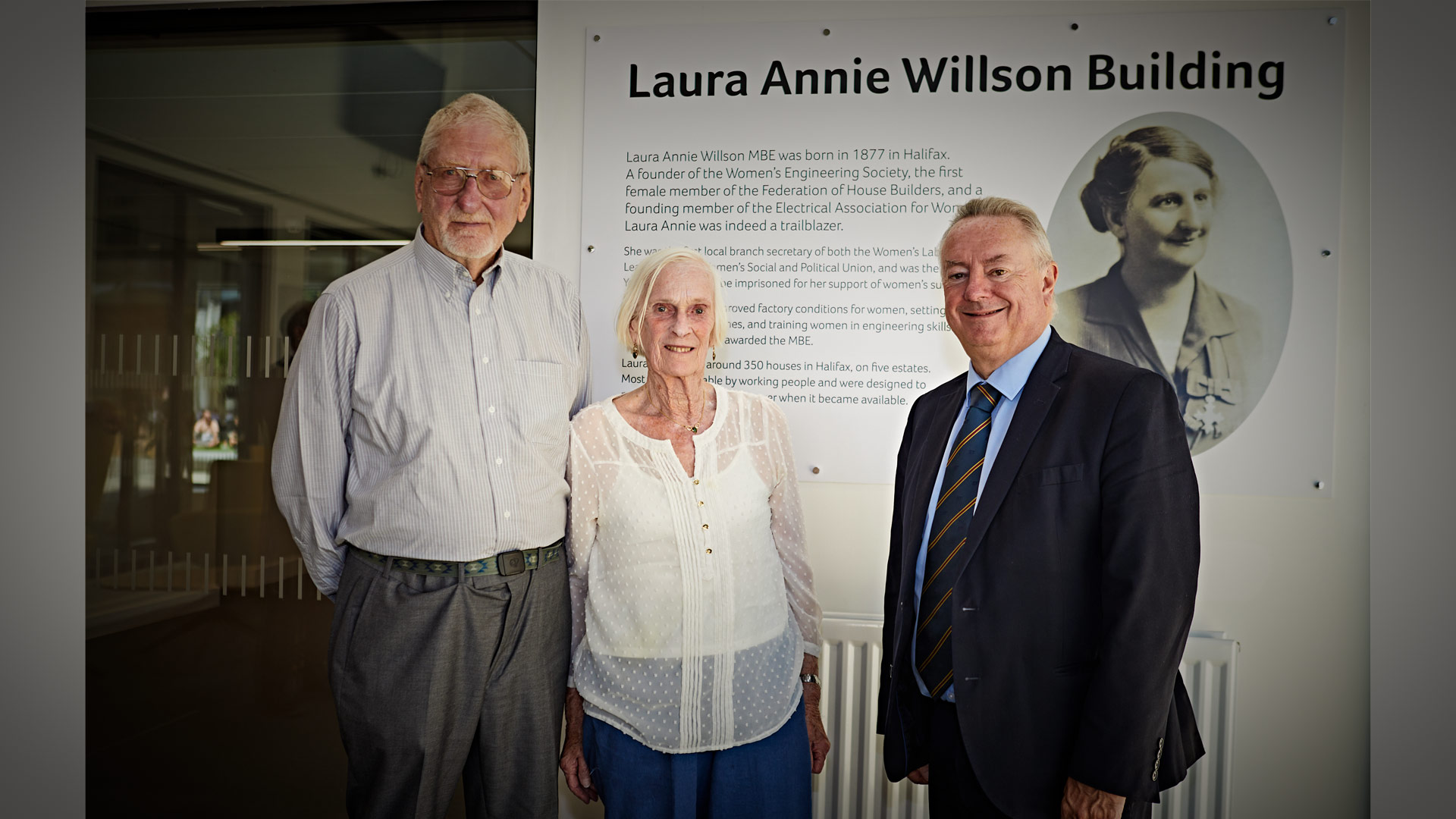 The official opening of the new Laura Annie Willson Building