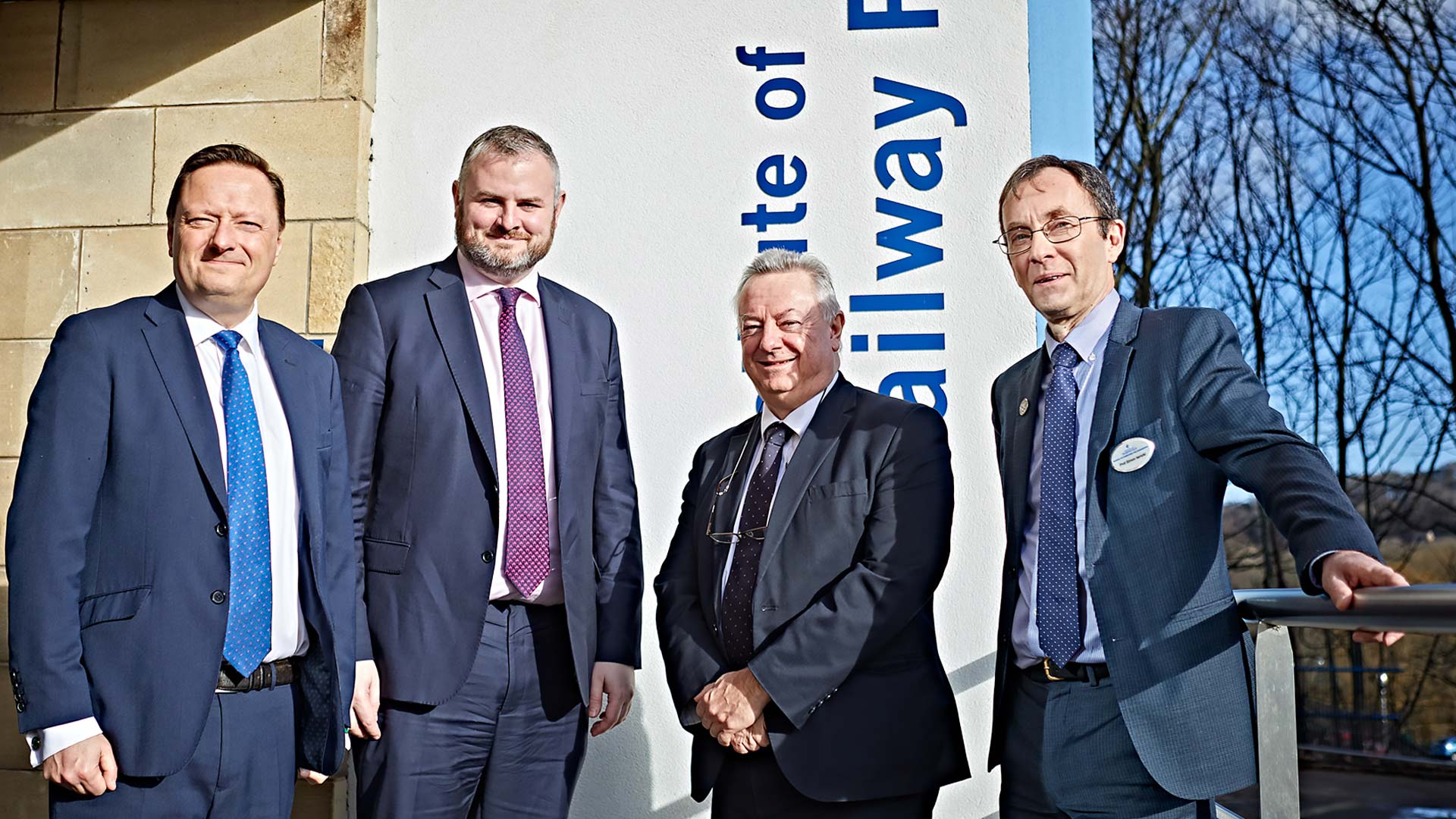 Andrew Stephenson MP pictured with Vice-Chancellor Professor Bob Cryan