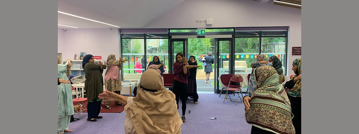 Women only activity classes in the local library