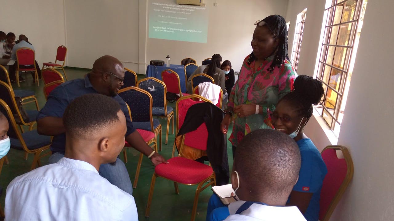 A class of mental health professionals in Zambia