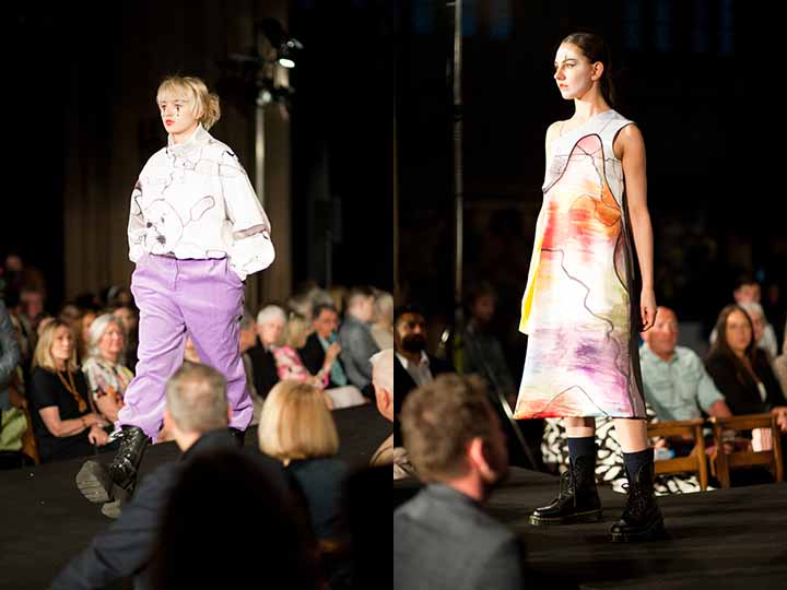 Two models at the Fashanne Awards