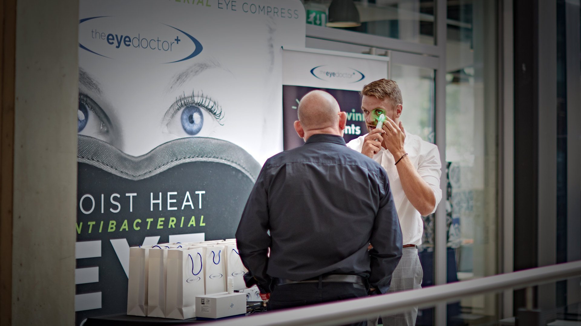 Leading eye care brands showcased their products at the opening of the new eye clinic