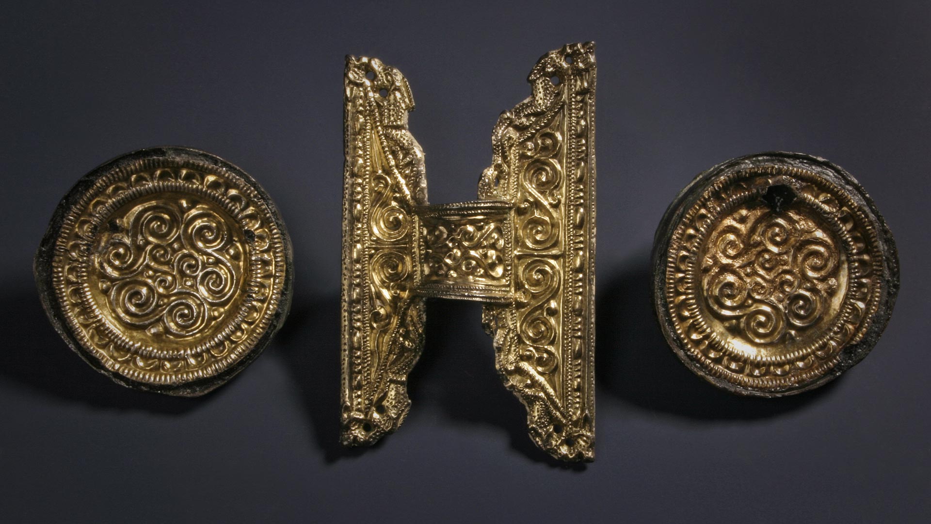 Grave goods from inhumation grave 3532 at Issendorf cemetery.