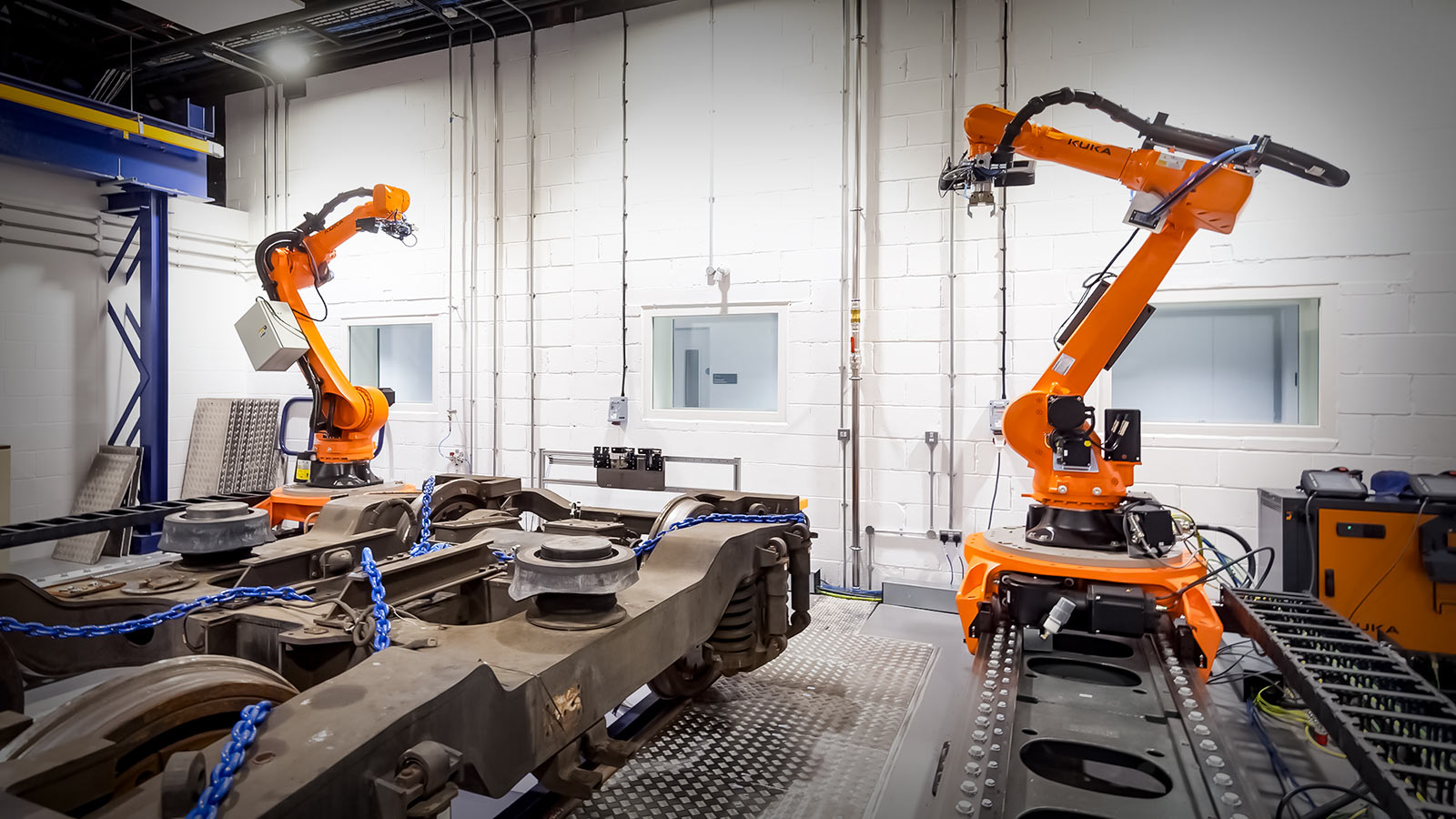 Robots in the Rolling Stock Maintenance Robotics Lab