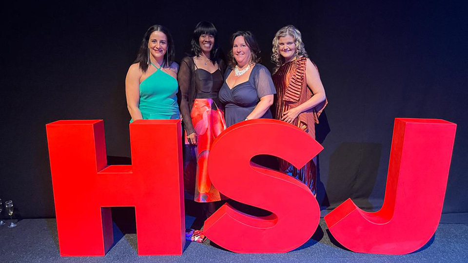 Some ladies at the HSJ awards