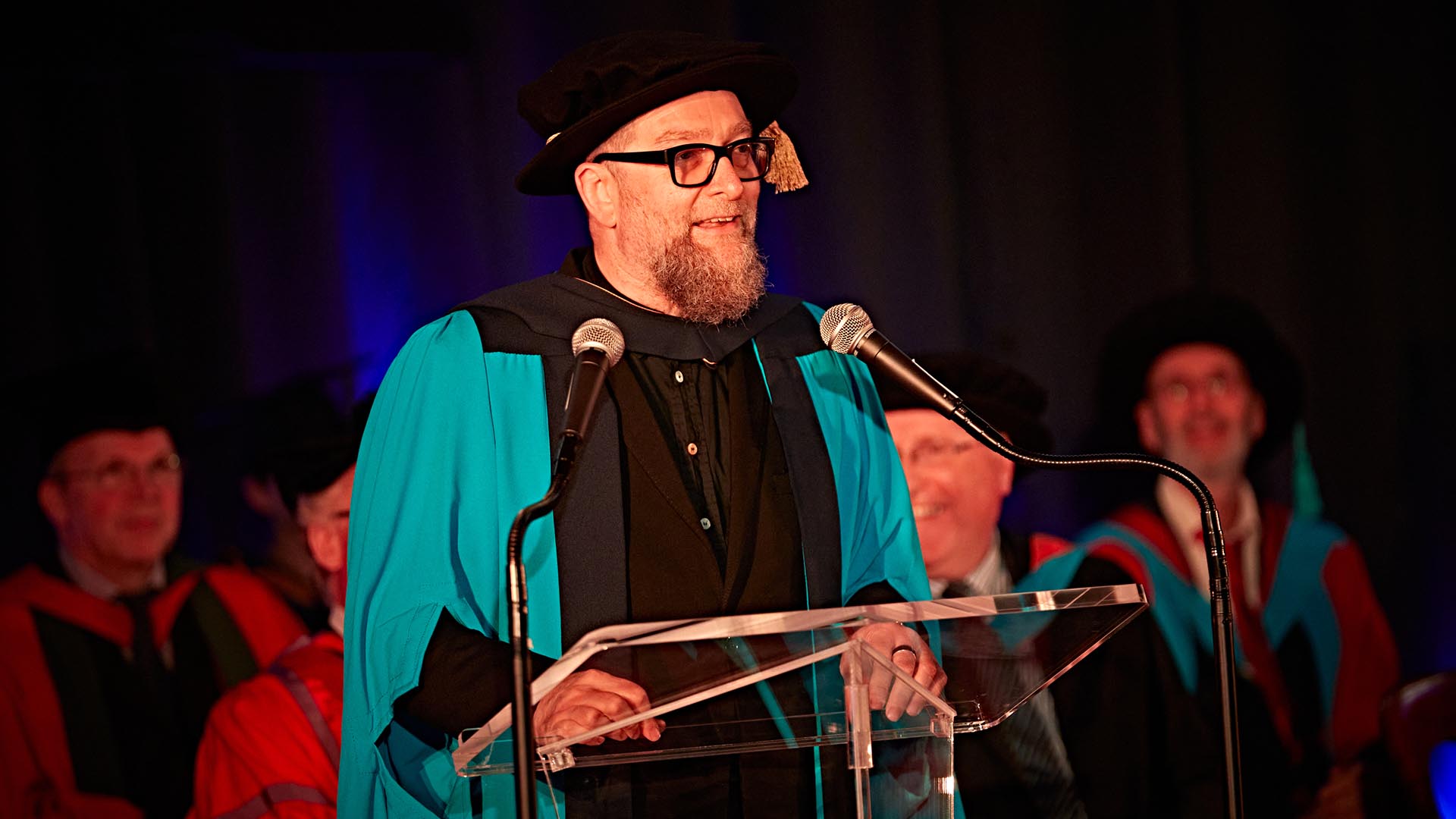 Graham McKenzie at his graduation ceremony