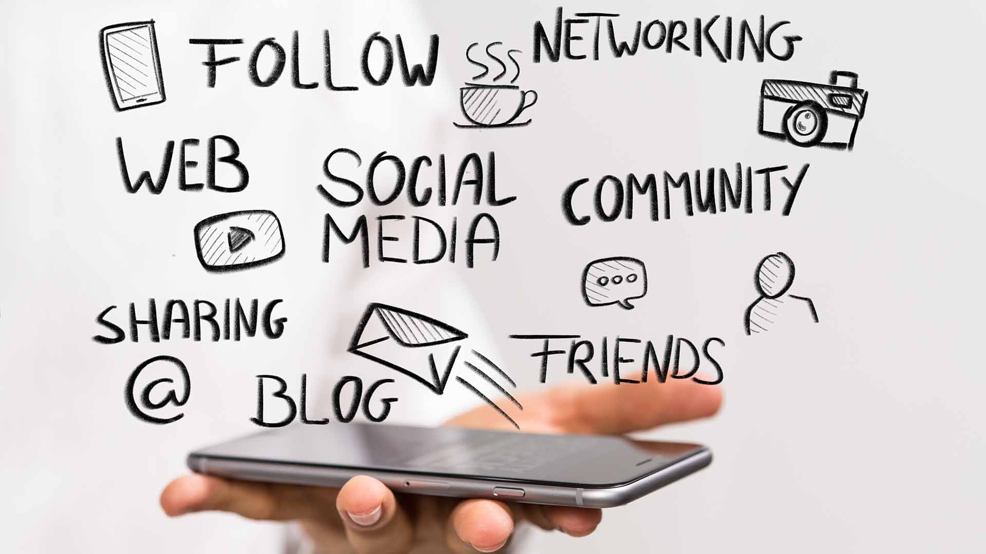Social media choices in the air