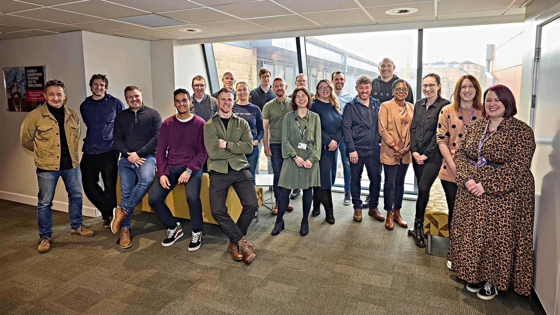 A group of men and women