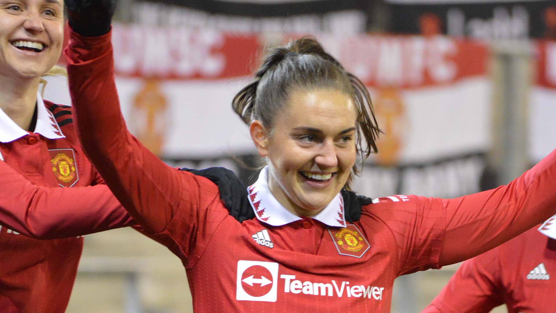 Vilde Boe Risa celebrates a goal