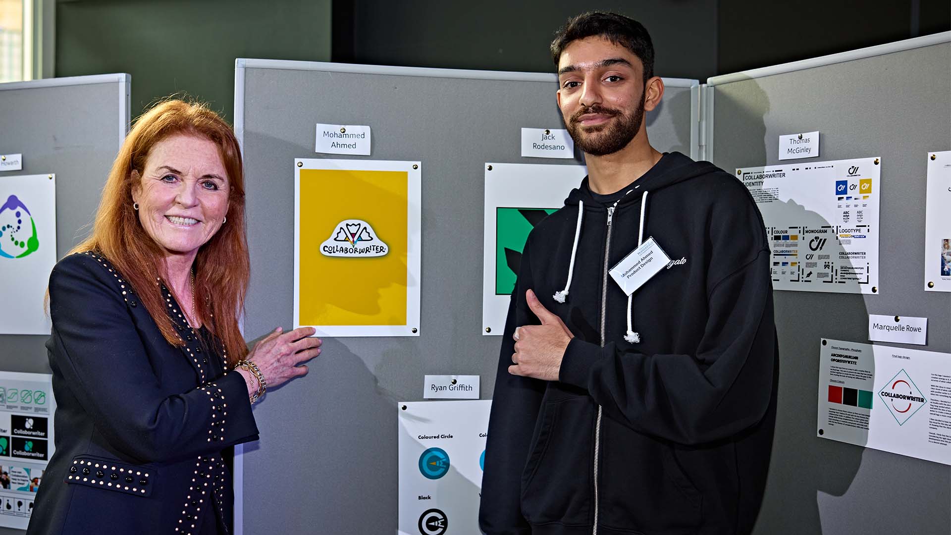 The Duchess of York and Mohammed Ahmed