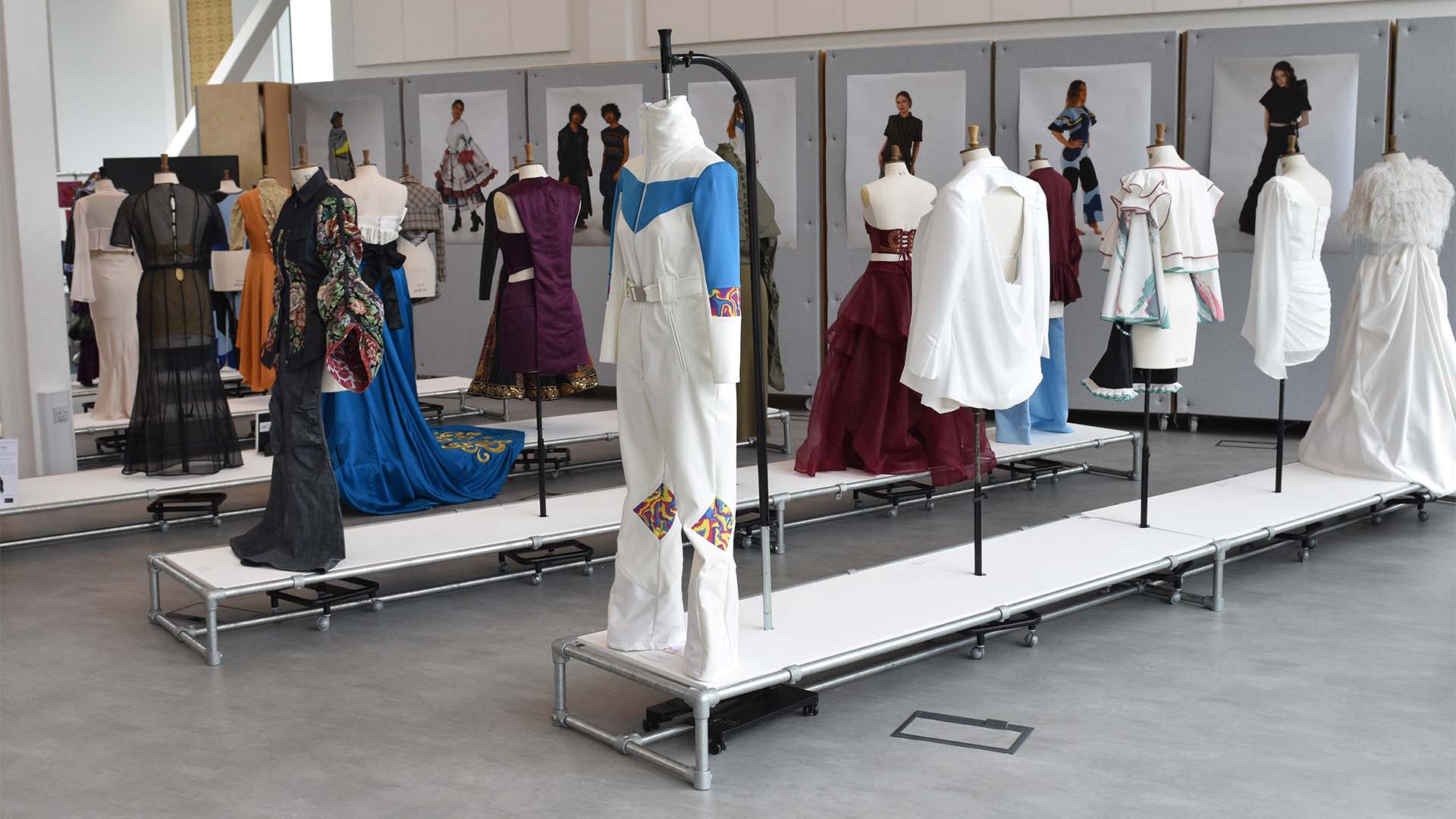 Fashion on display in the Barbara Hepworth Building