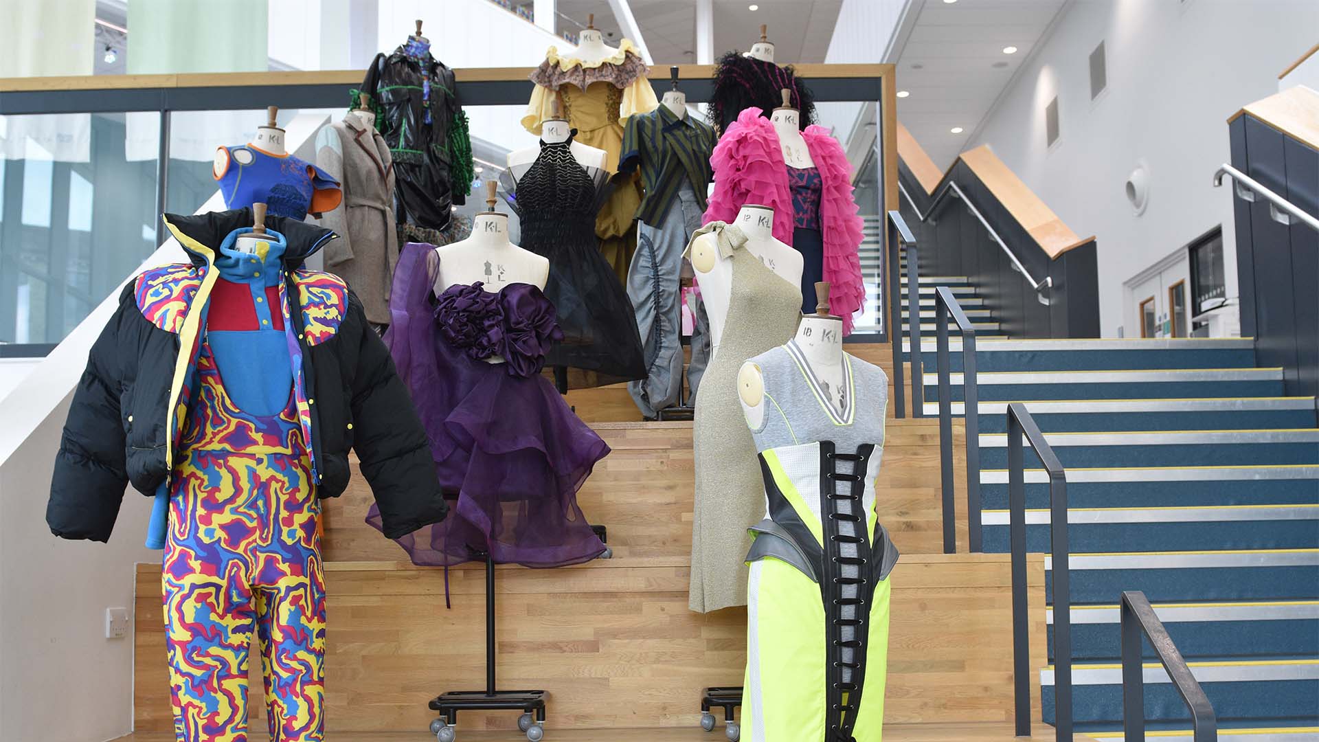 Fashion on display in the Barbara Hepworth Building