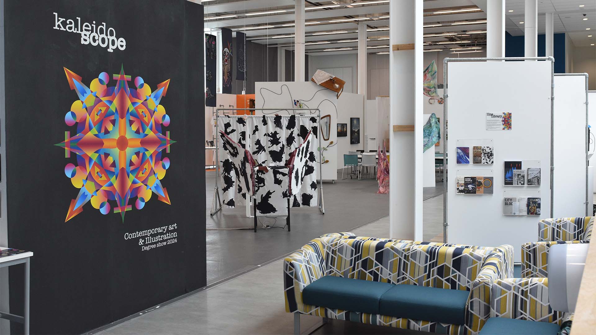 Artwork on display