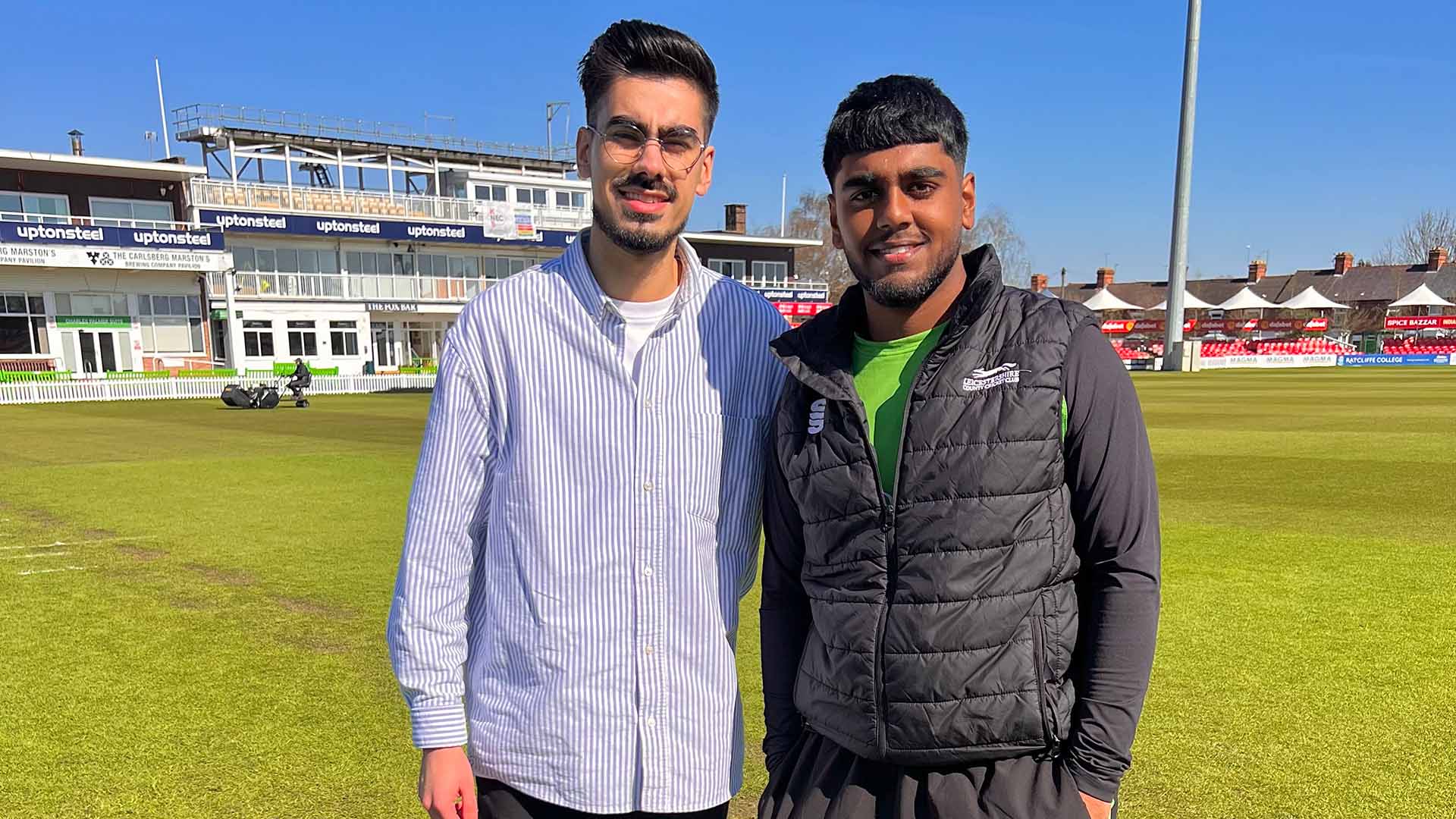 Srosh Khan with Rehan Ahmed