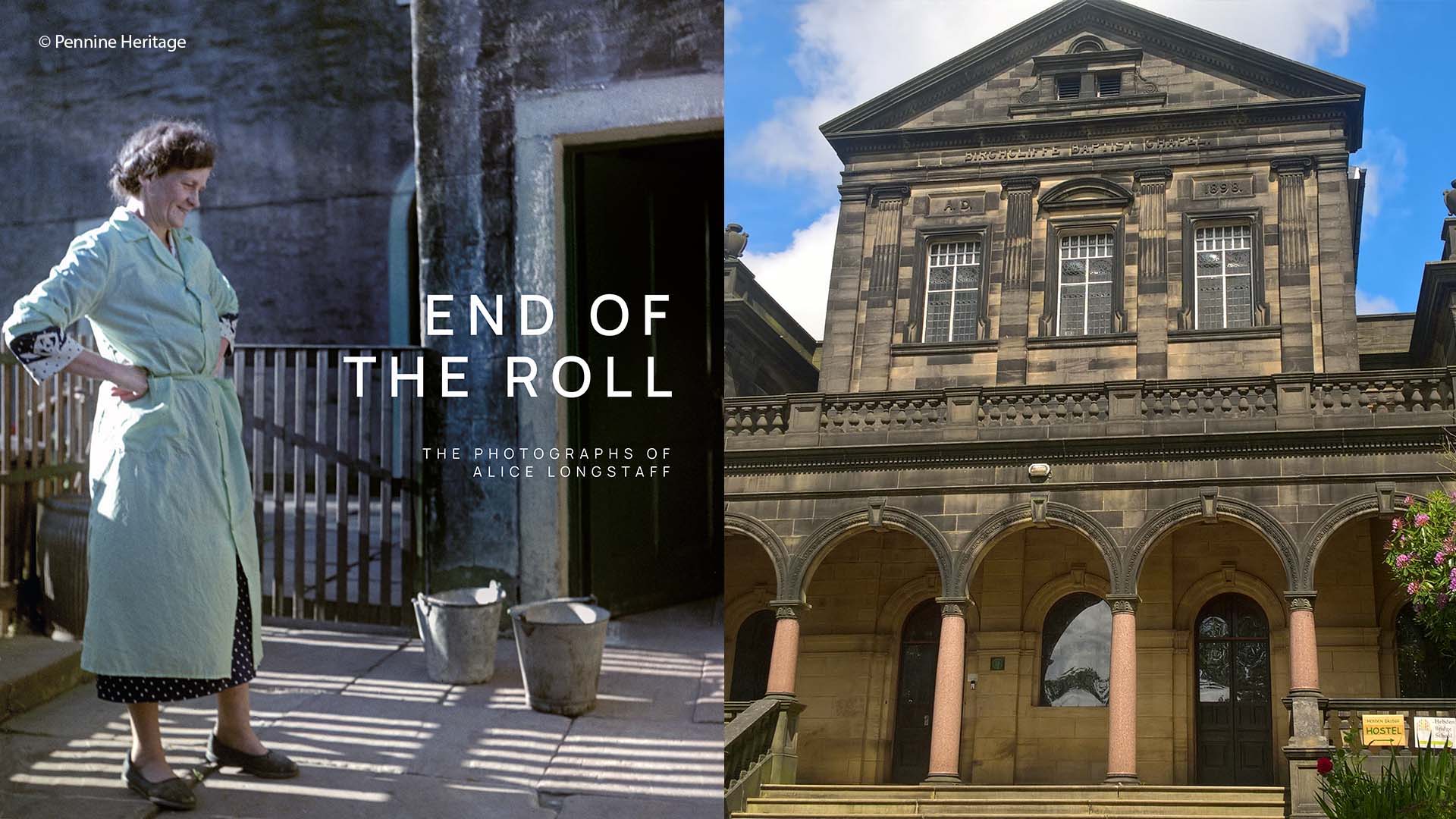 A book cover and the Birchliffe Centre in Hebden Bridge