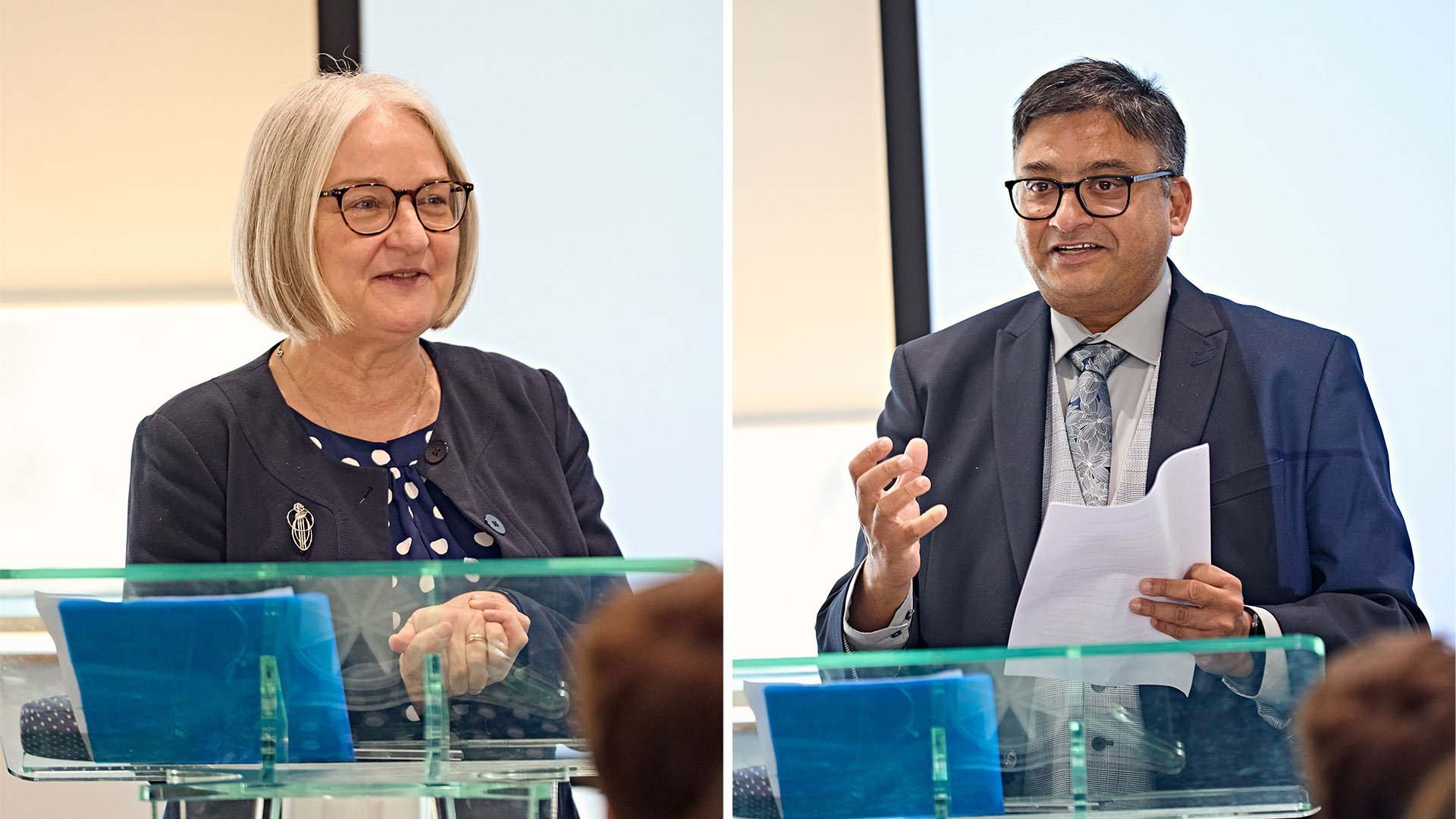 Sue Cooke and Parikshit Goswami
