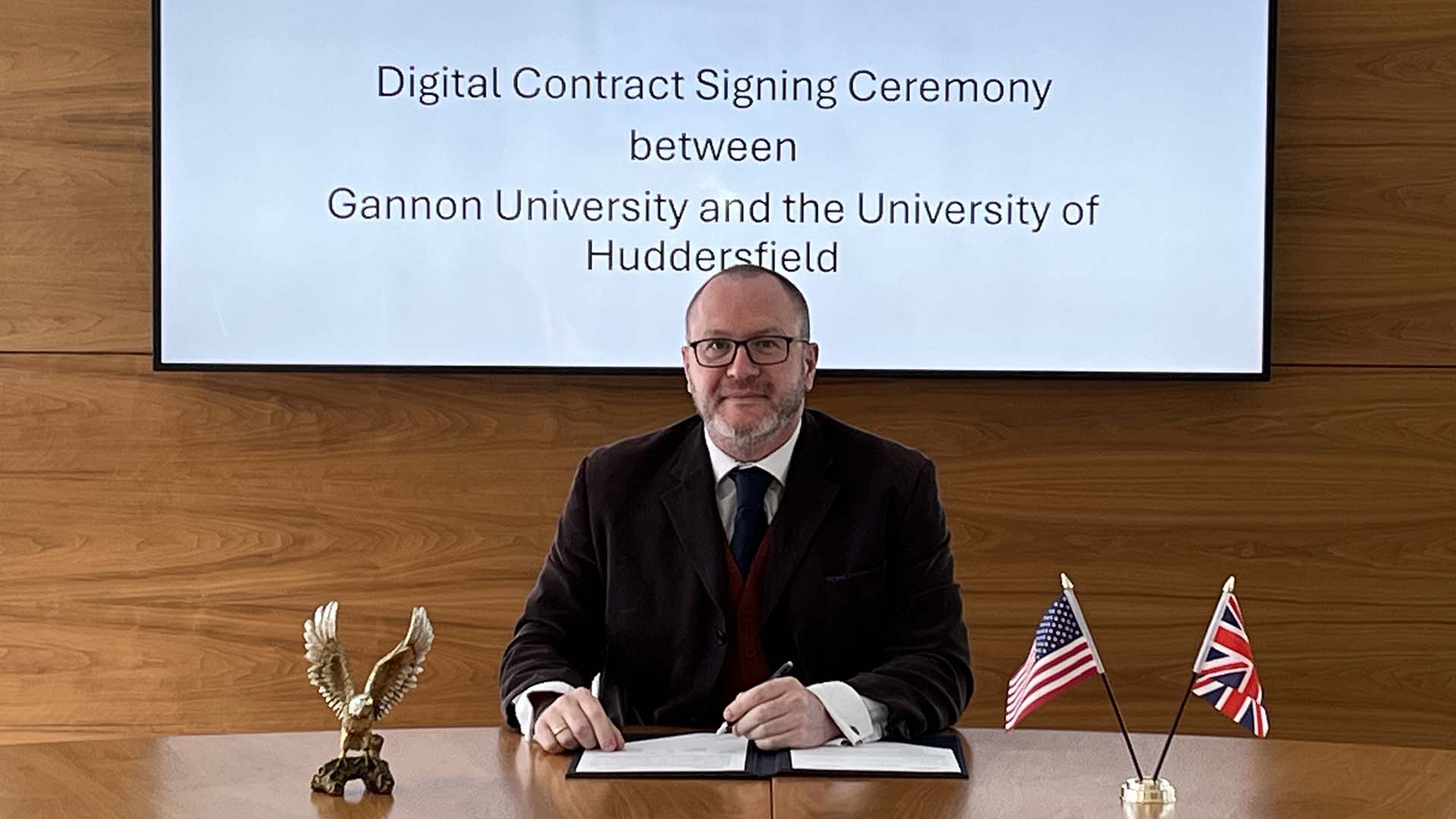 Monty Adkins signs a memorandum of understanding