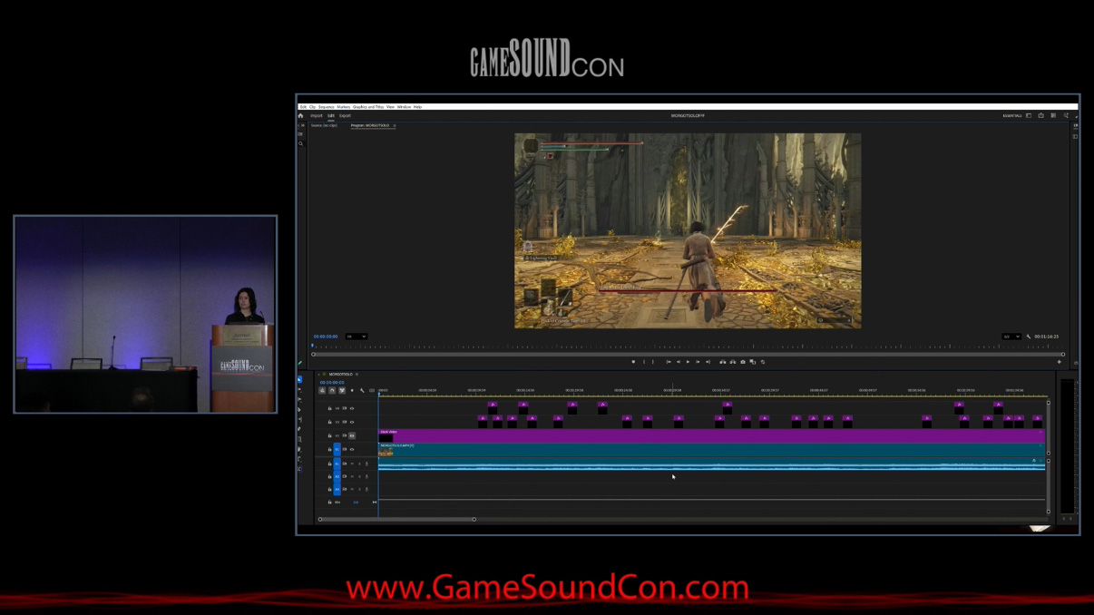 Cerys speaks at GameSoundCon