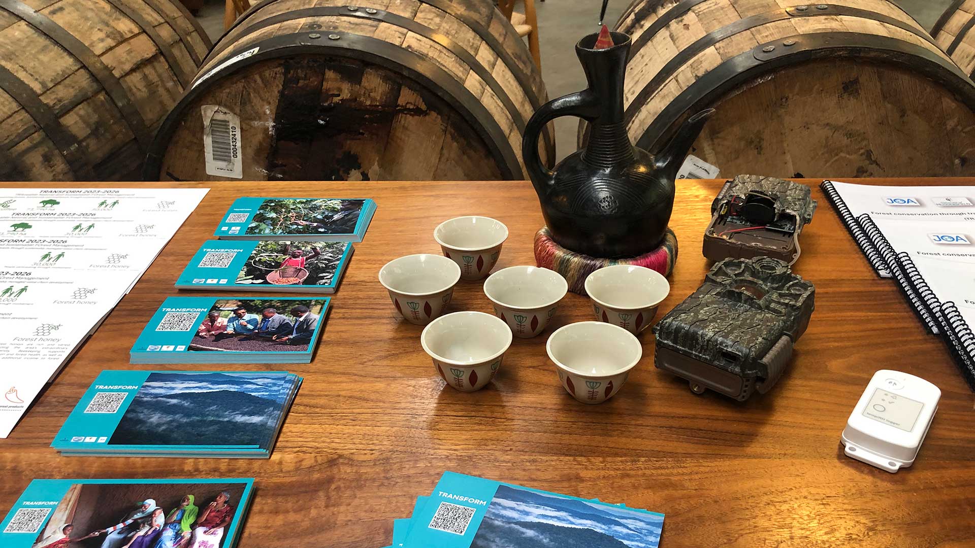 a coffee tasting event