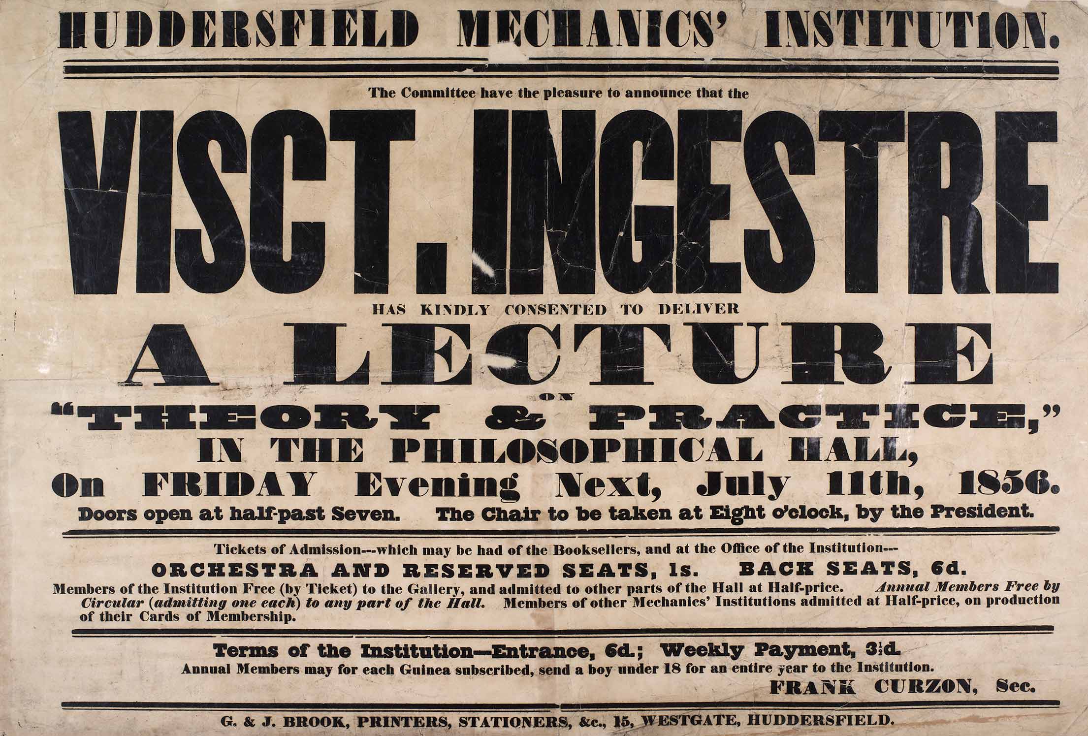 A poster from the archives