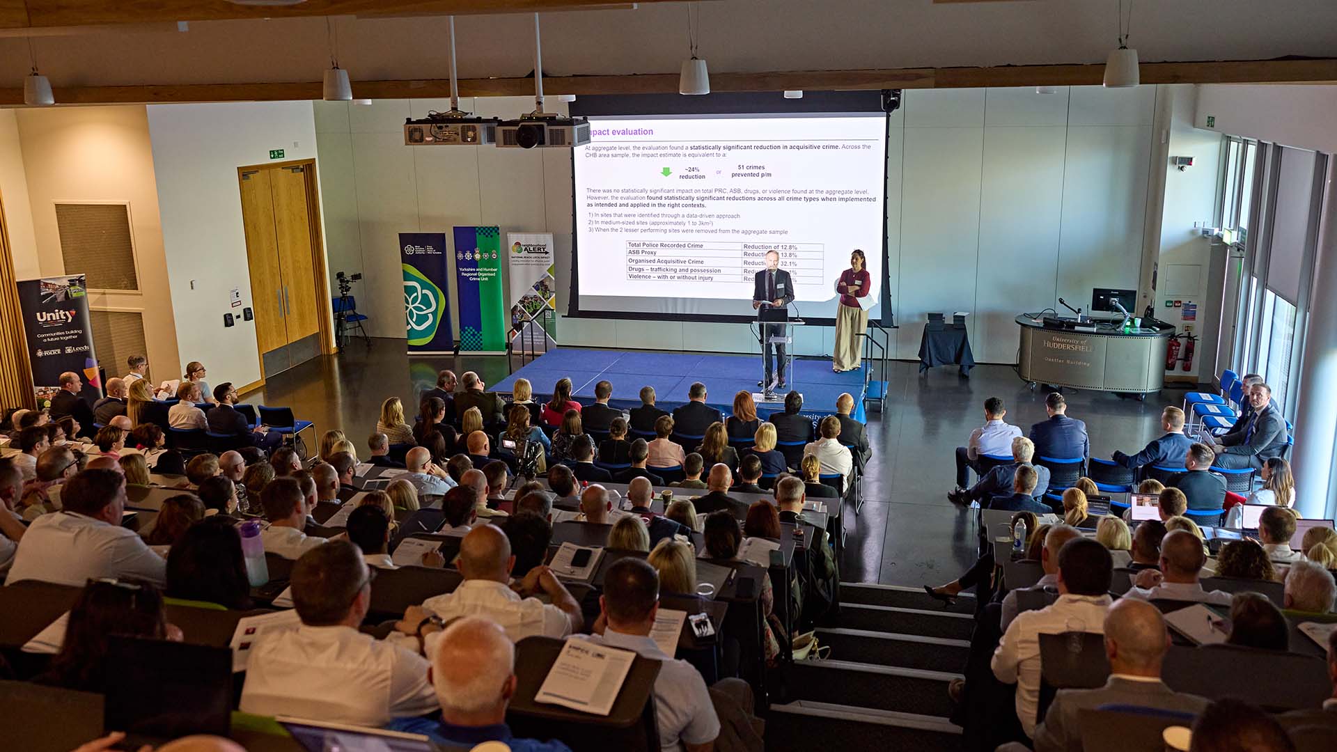 A photo of a conference