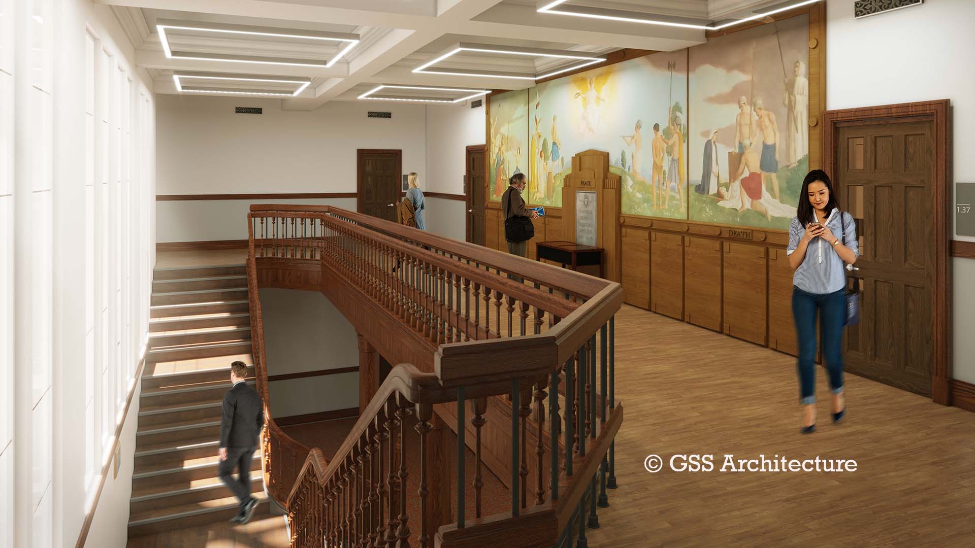 CGI of the new Ramsden Building interior