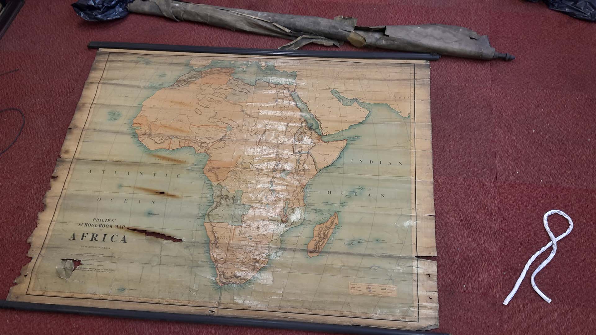 An old map of Africa