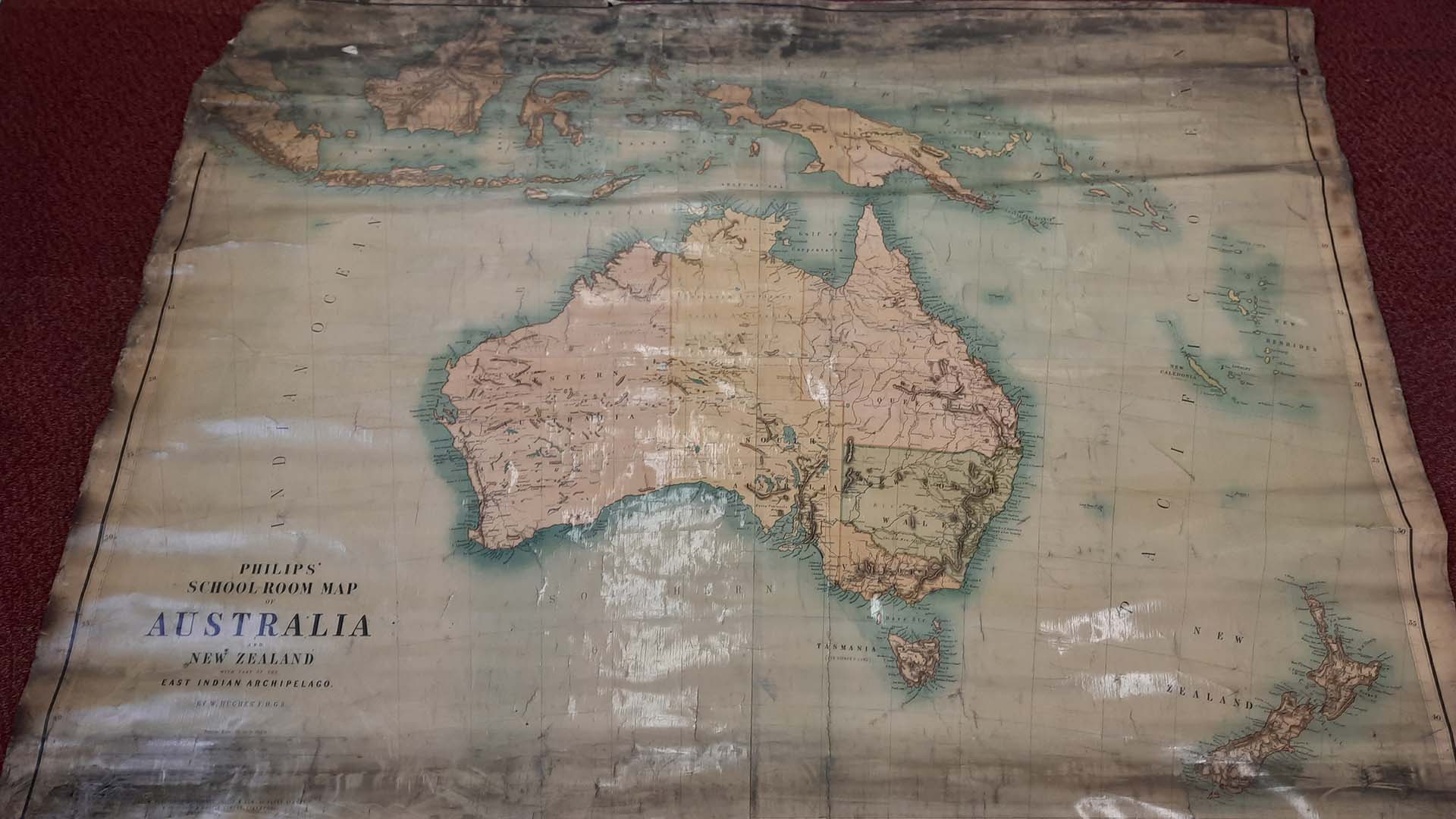 An old map of Australia
