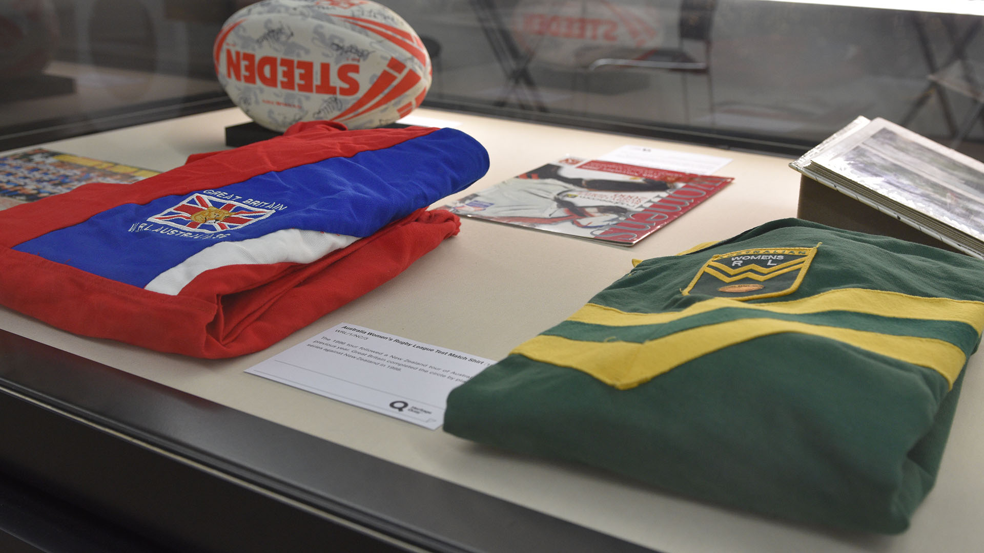 Great Britain and Australia rugby league shirts