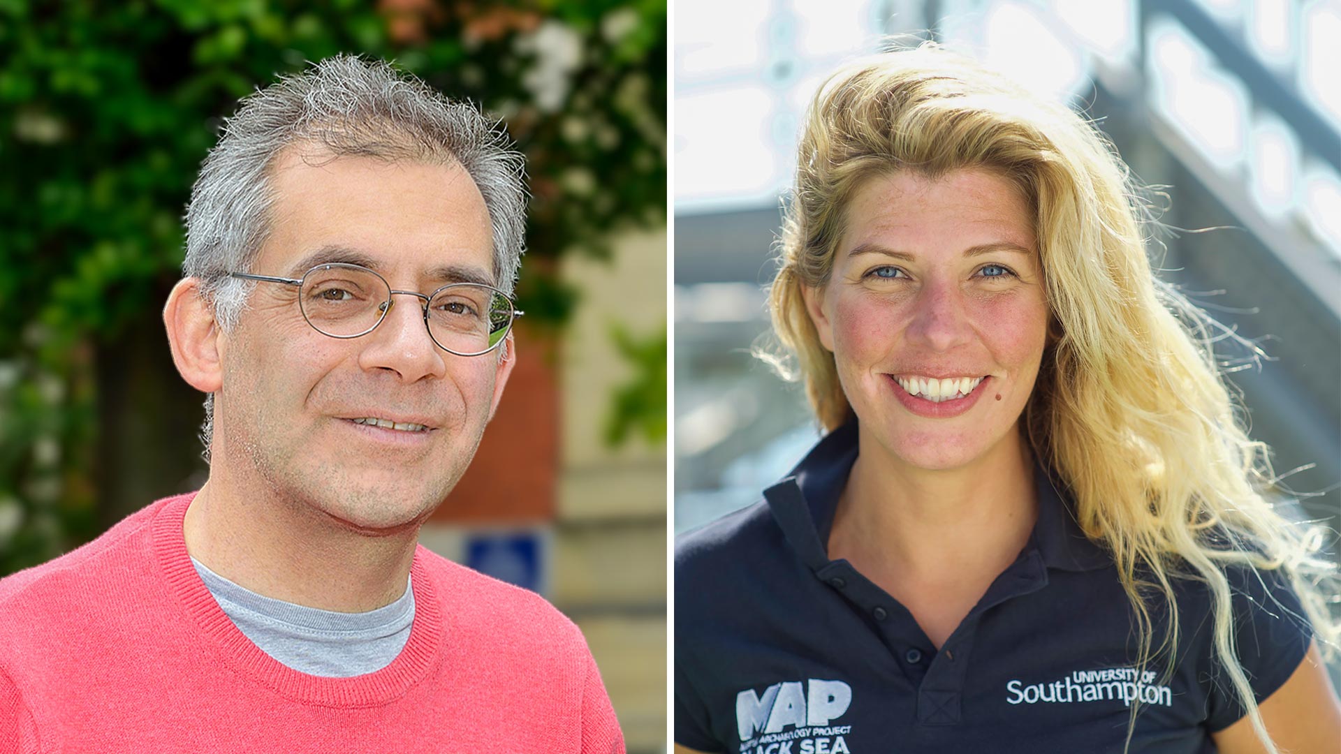 Professor Martin Richards and Professor Helen Farr