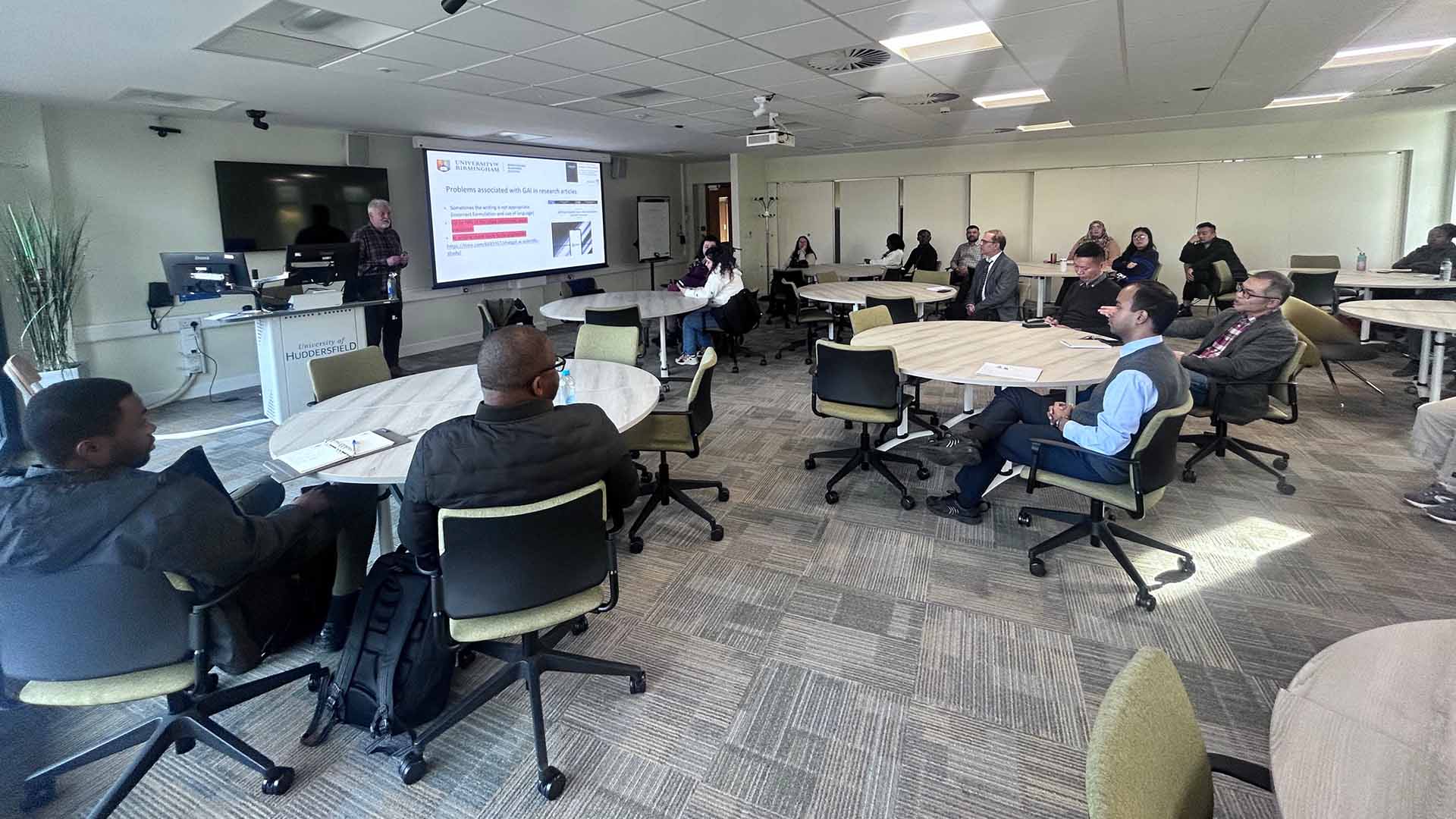 Scott McCabe gives a seminar
