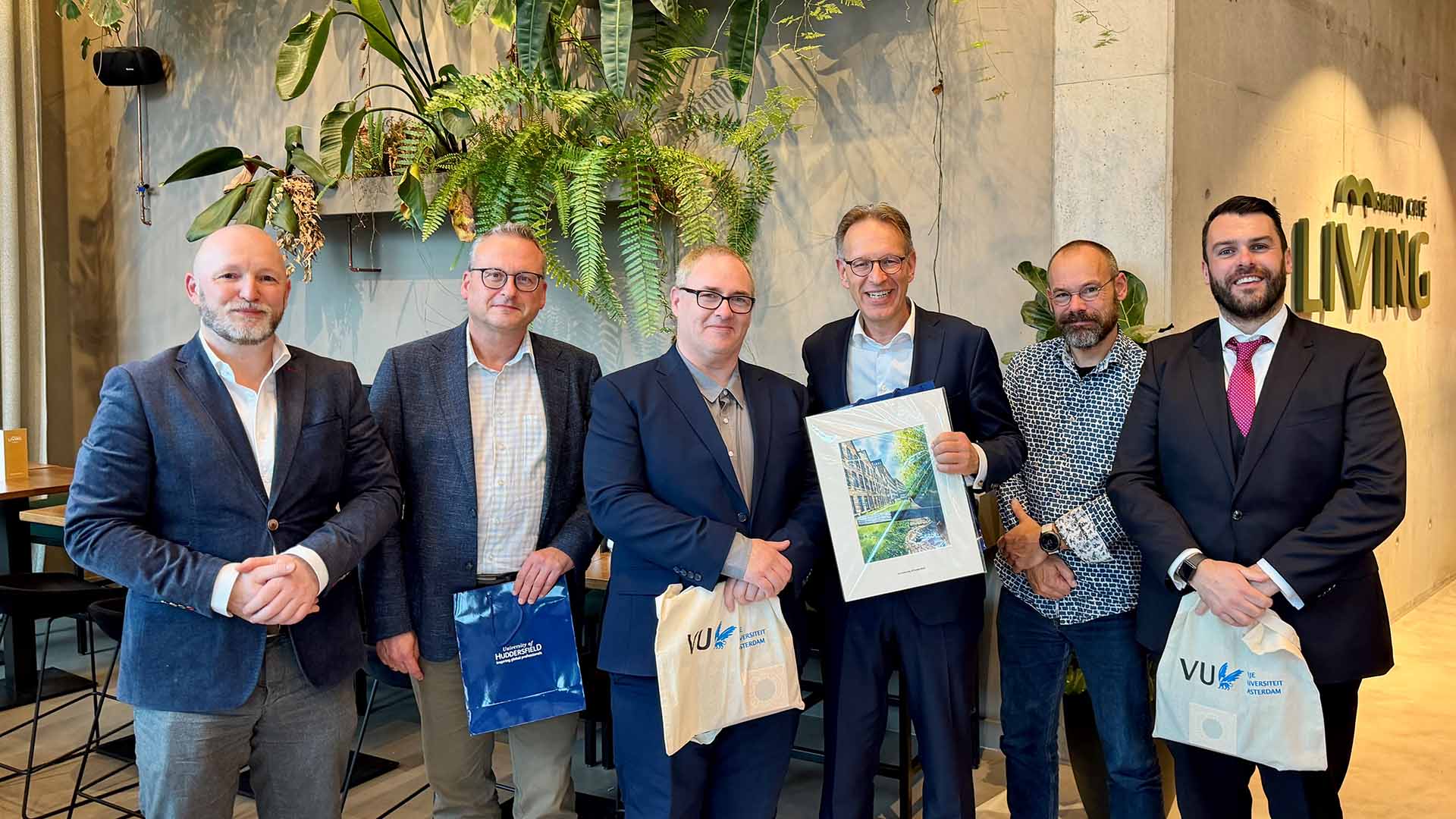 Left to Right: Dr Jasper van der Kemp, Prof.Dr.Mr. Wim Huisman, Prof John Murray, Prof.dr.mr. Frank van Ommeren, Prof Stijn Ruiter, Prof John Synnott