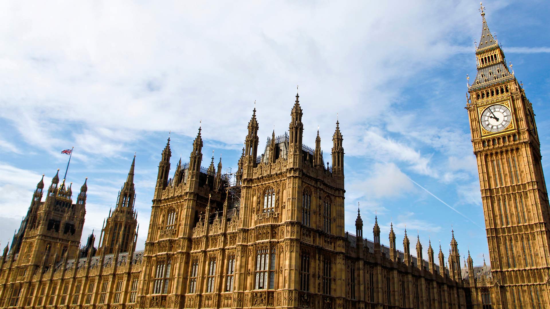 The Houses of Parliament in London