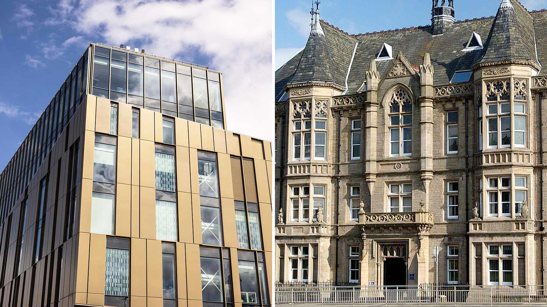 The Ramsden and Daphne Steele buildings, yesterday