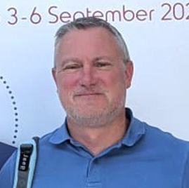 Professor Jason Roach looks at the camera