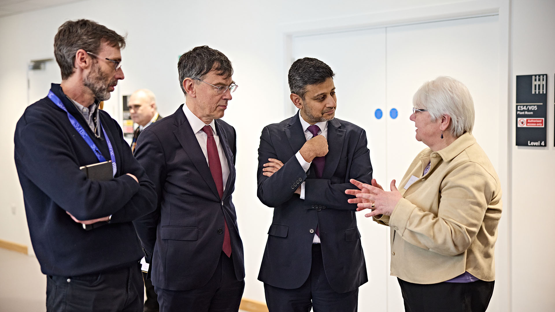 Dr Ahmed meets people at HBIC