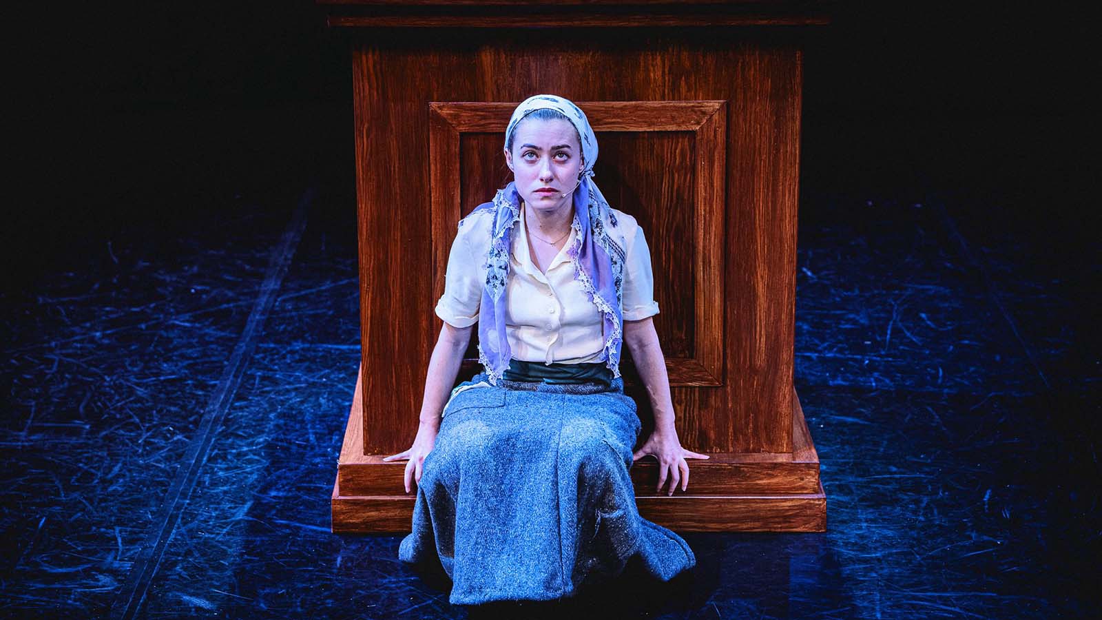 A character called Esther in a play about the aftermath of the Holocaust