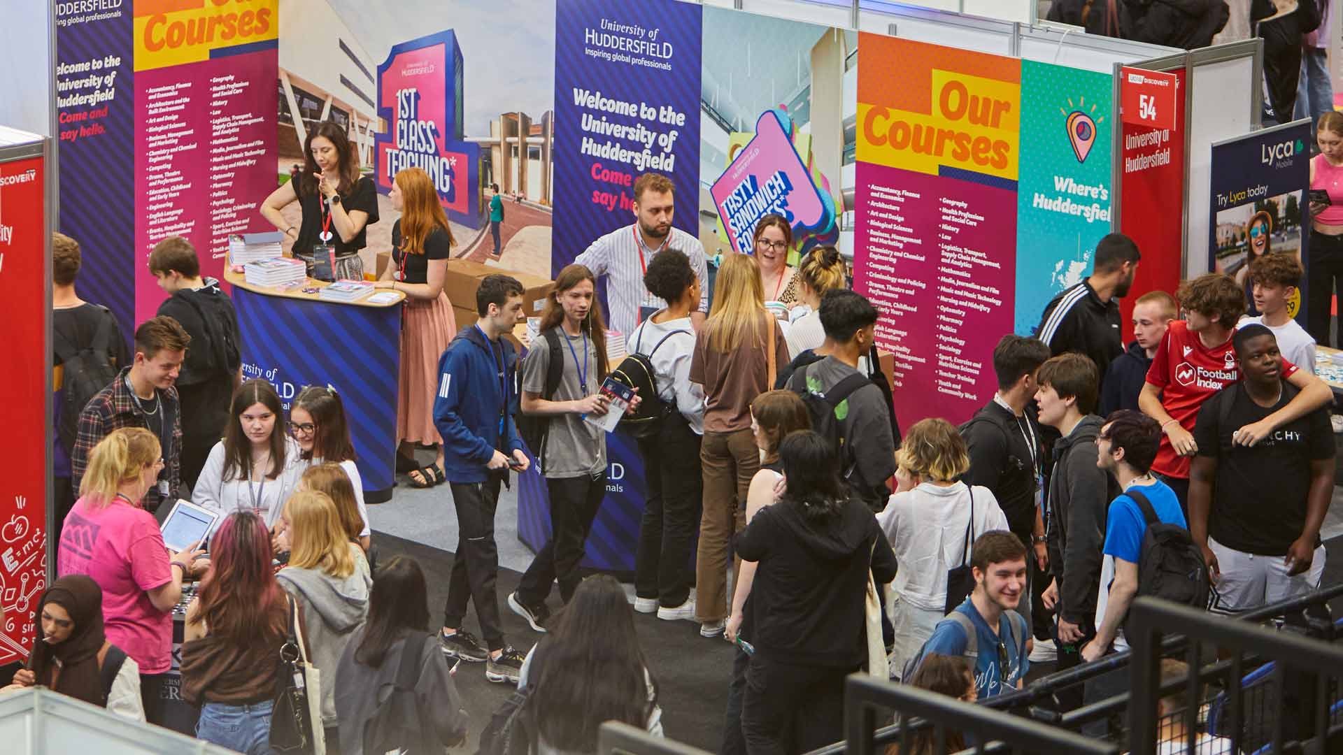 UCAS exhibitions University of Huddersfield