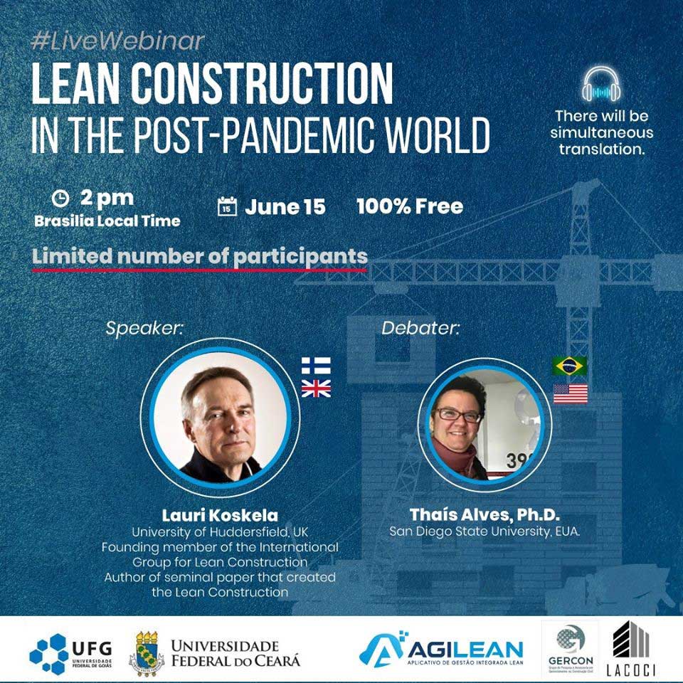 Information leaflet for the lean construction webinar