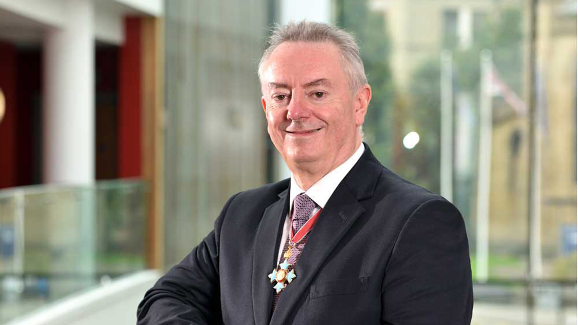 Bob Cryan with CBE