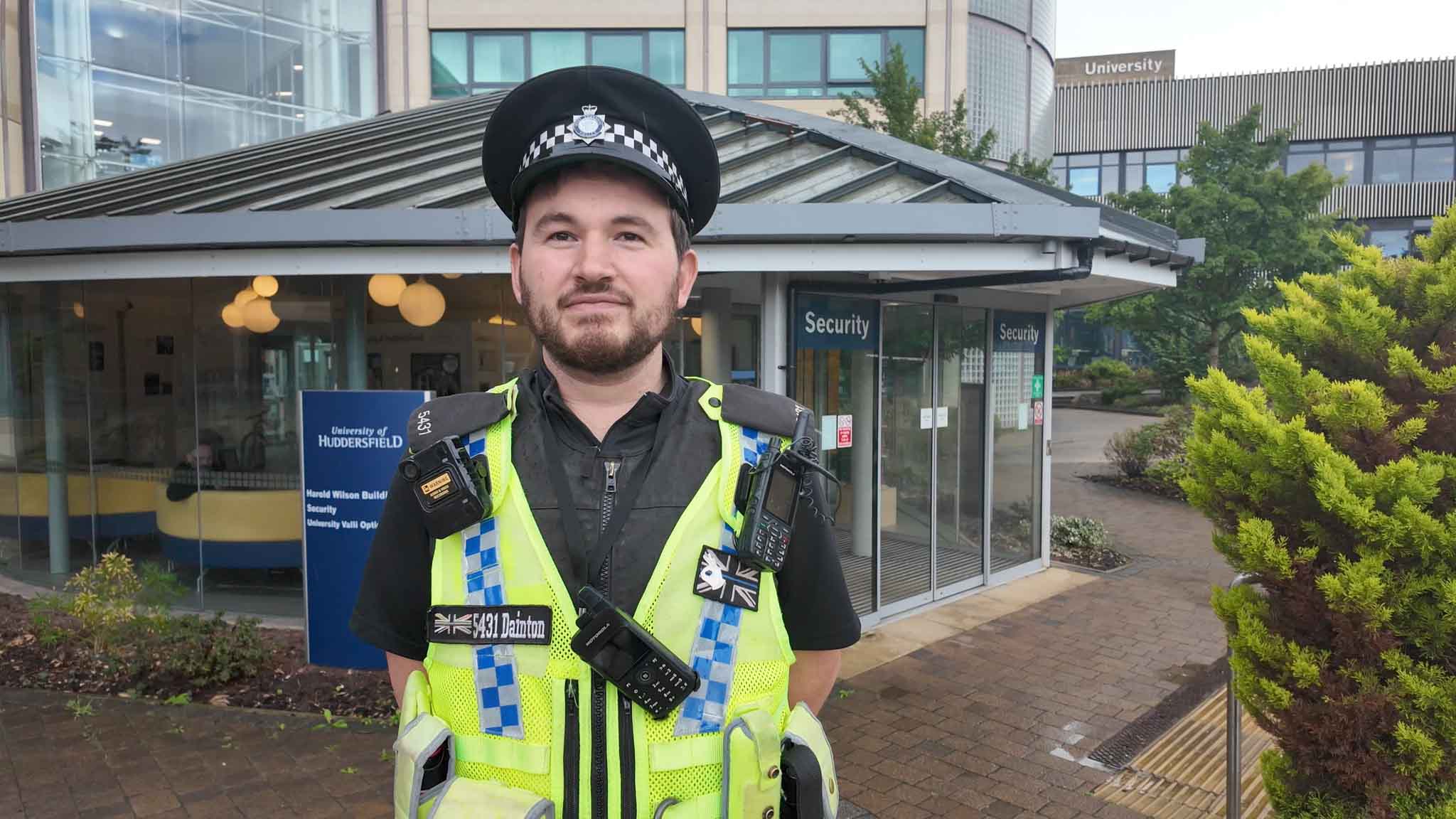 Our Safer Student Officer at Huddersfield university