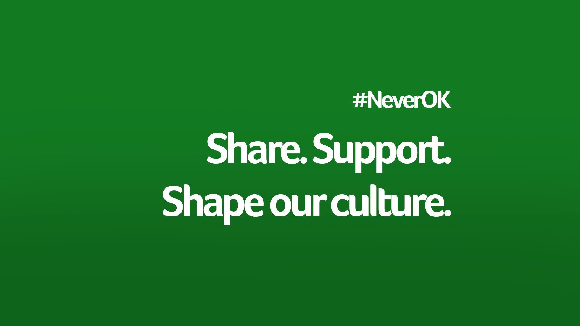 Logo that reads 'Share. Support. Shape our Culture.'