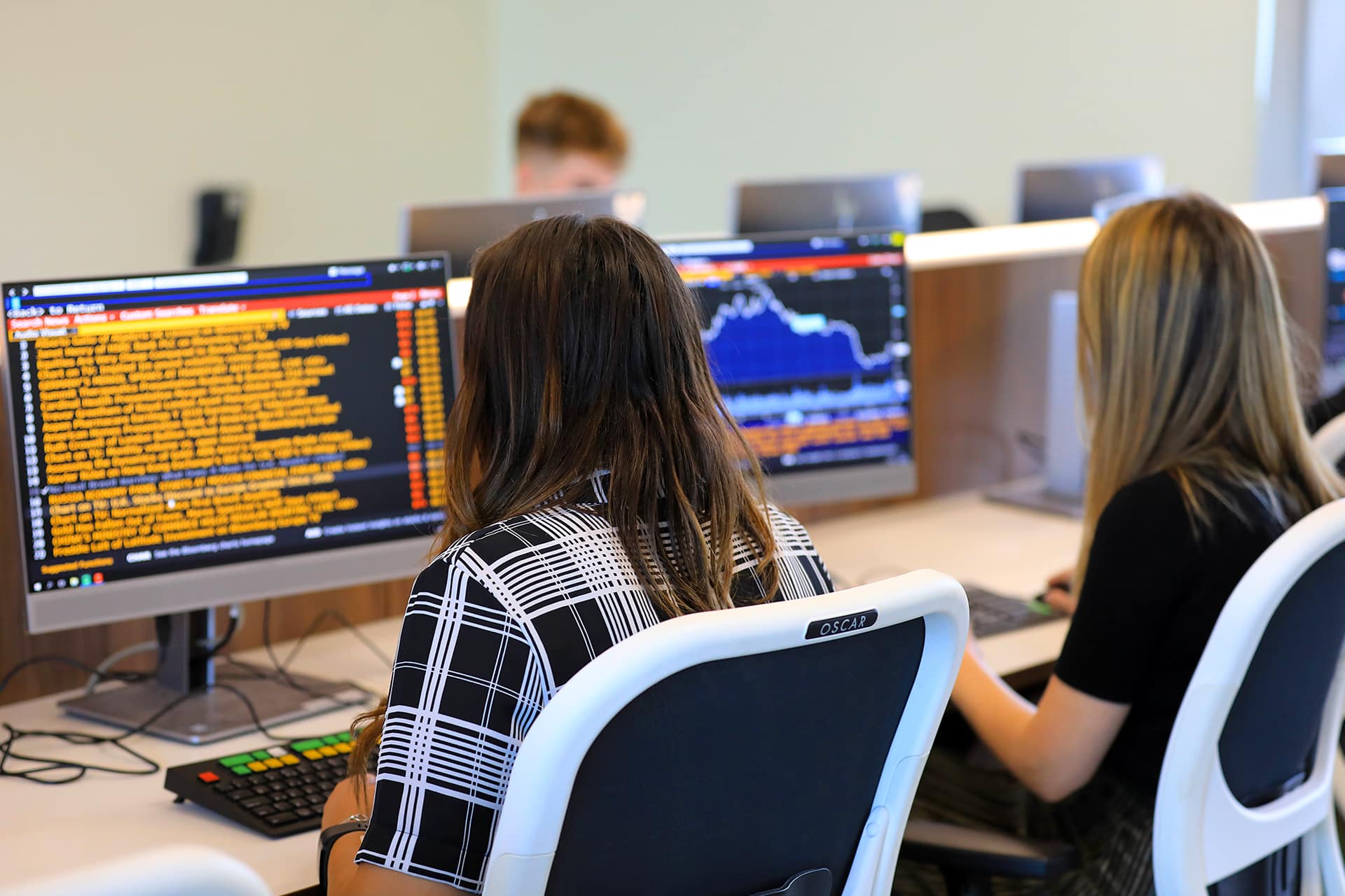 A picture of the HBS bloomberg suite to use on course finder on our Undergraduate and Postgraduate courses.