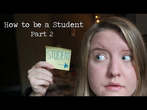 Molly explains something about being a student for 5 months to go campaign