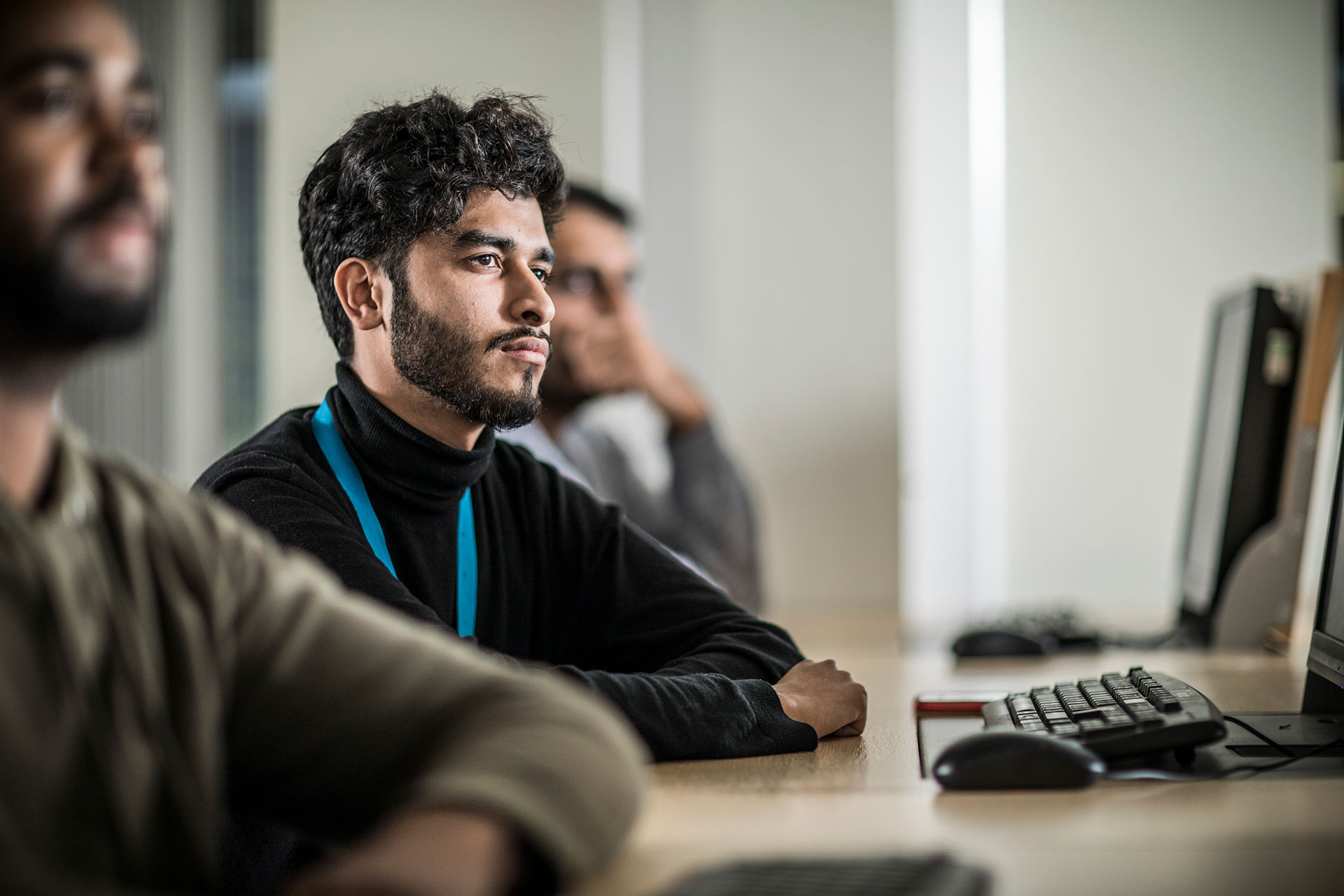 Students in a lecture