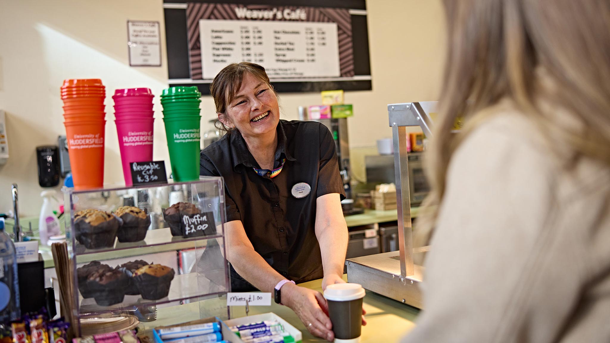 Image of one of our coffee shops on campus